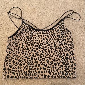 No Boundaries Cheetah Tank- Size M